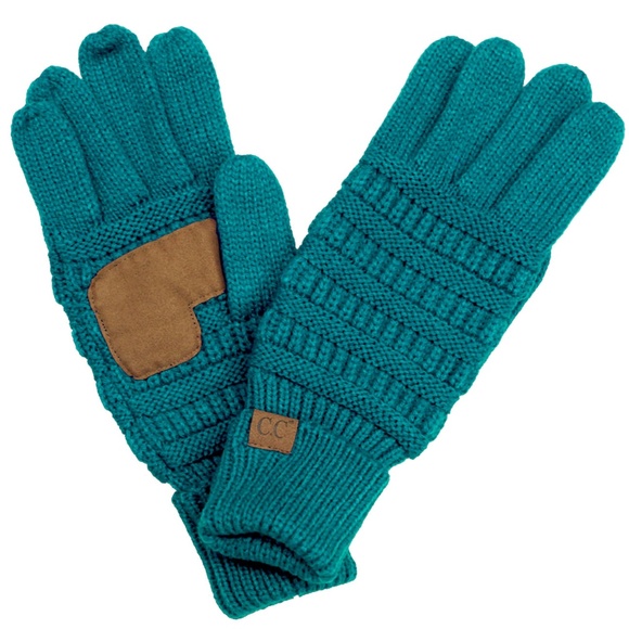C.C 3pc Knit Warm Beanie Gloves Scarves Set